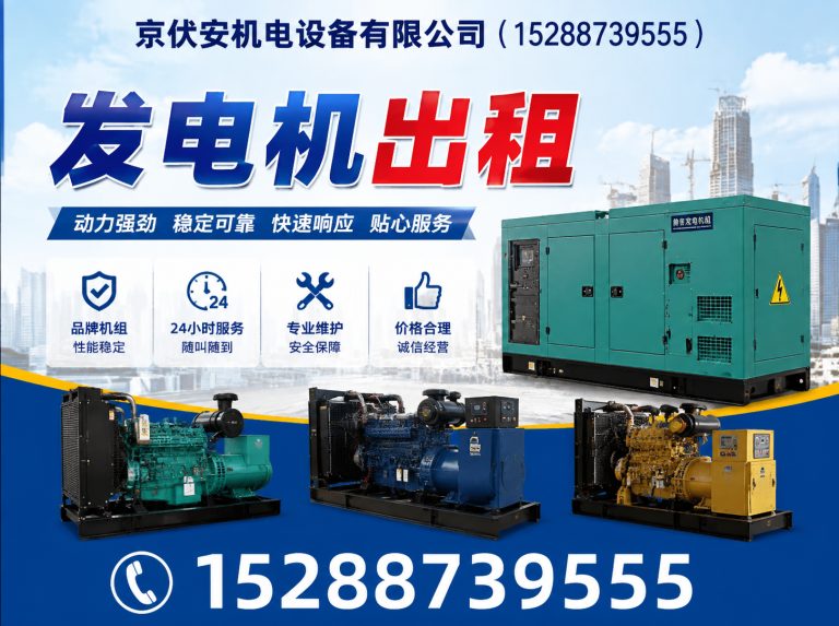 保山柴油发电机组出租展示图