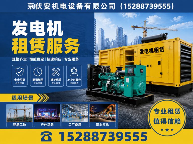 保山发电机租赁展示图